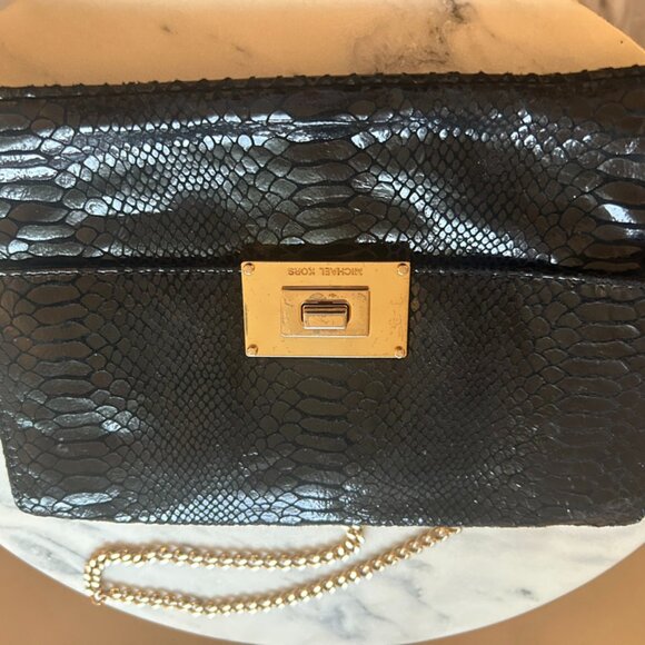 Michael Kors Sloan Python Shoulder Bag - Picture 2 of 6